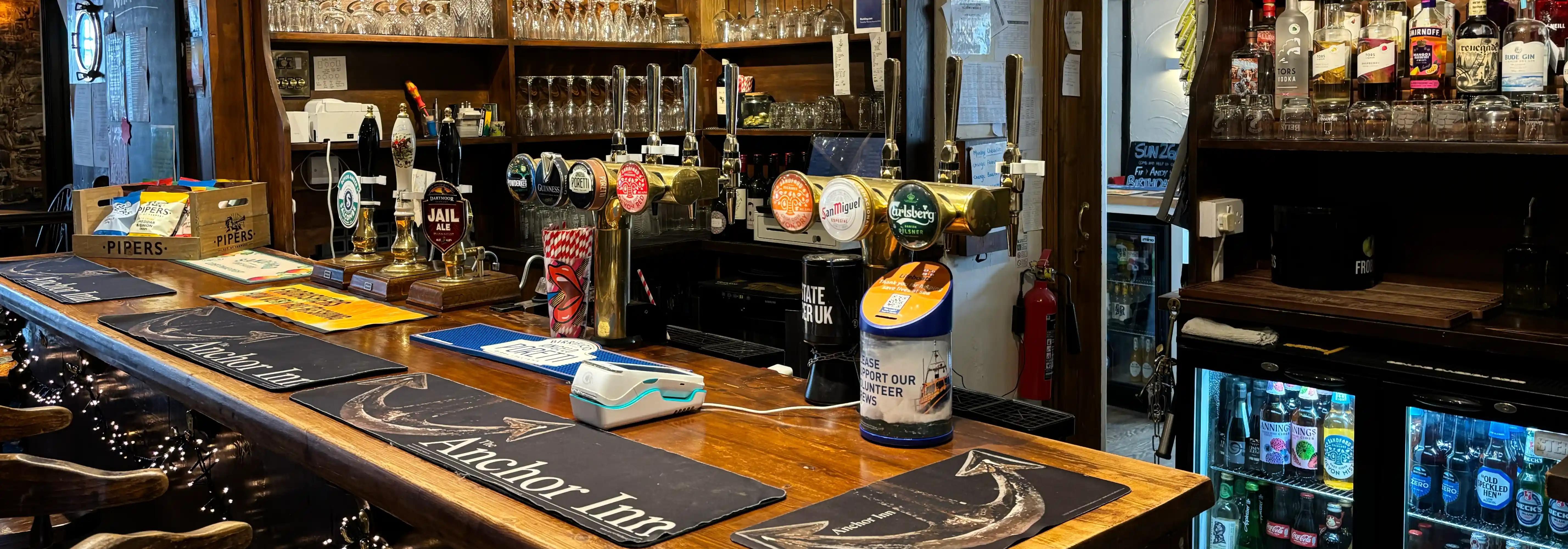 The Anchor Inn bar area