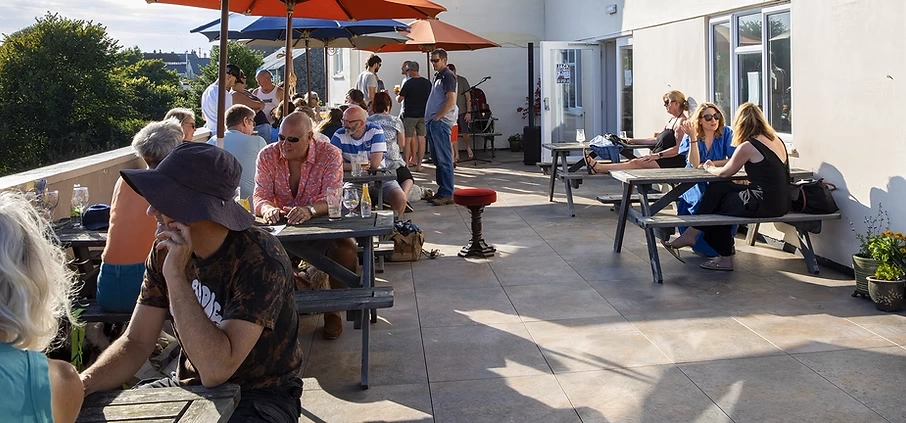 The Anchor Inn sun terrace